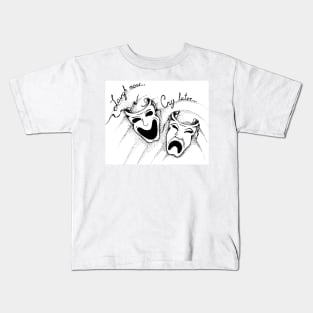 Comedy and Tragedy Kids T-Shirt